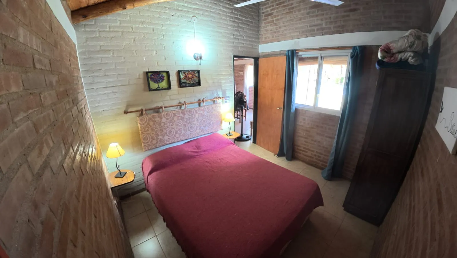 Dormitorio cabaña 1.