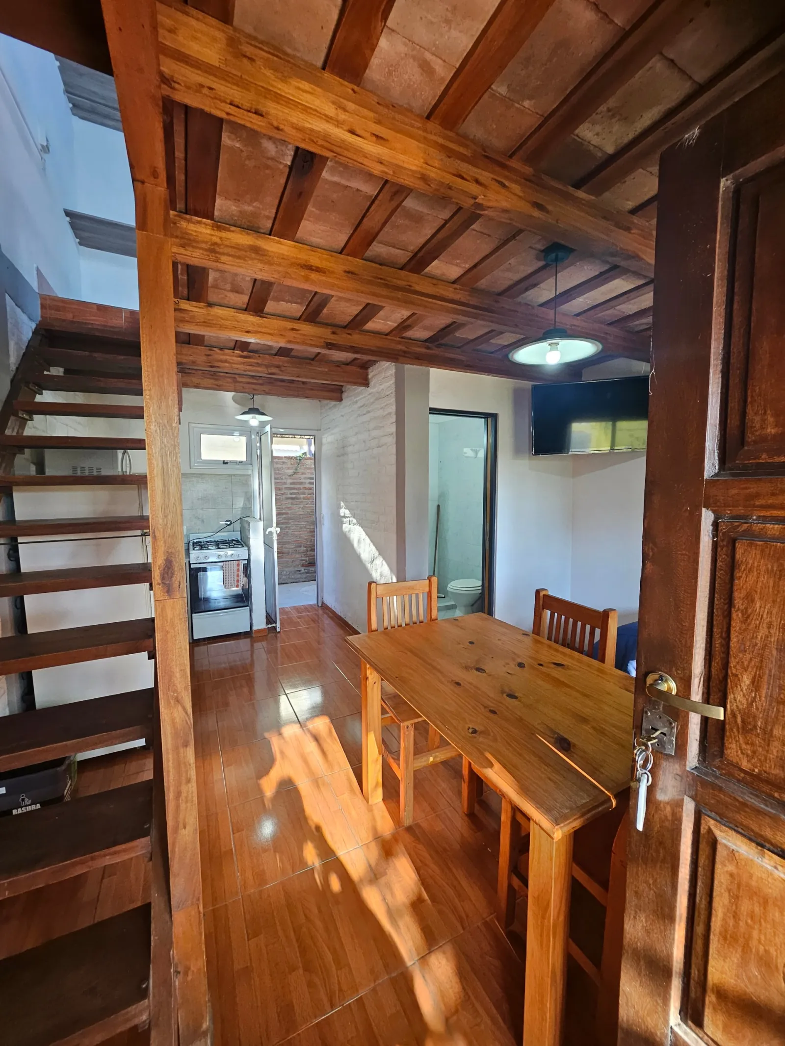 Foto de Cabaña dúplex rústica