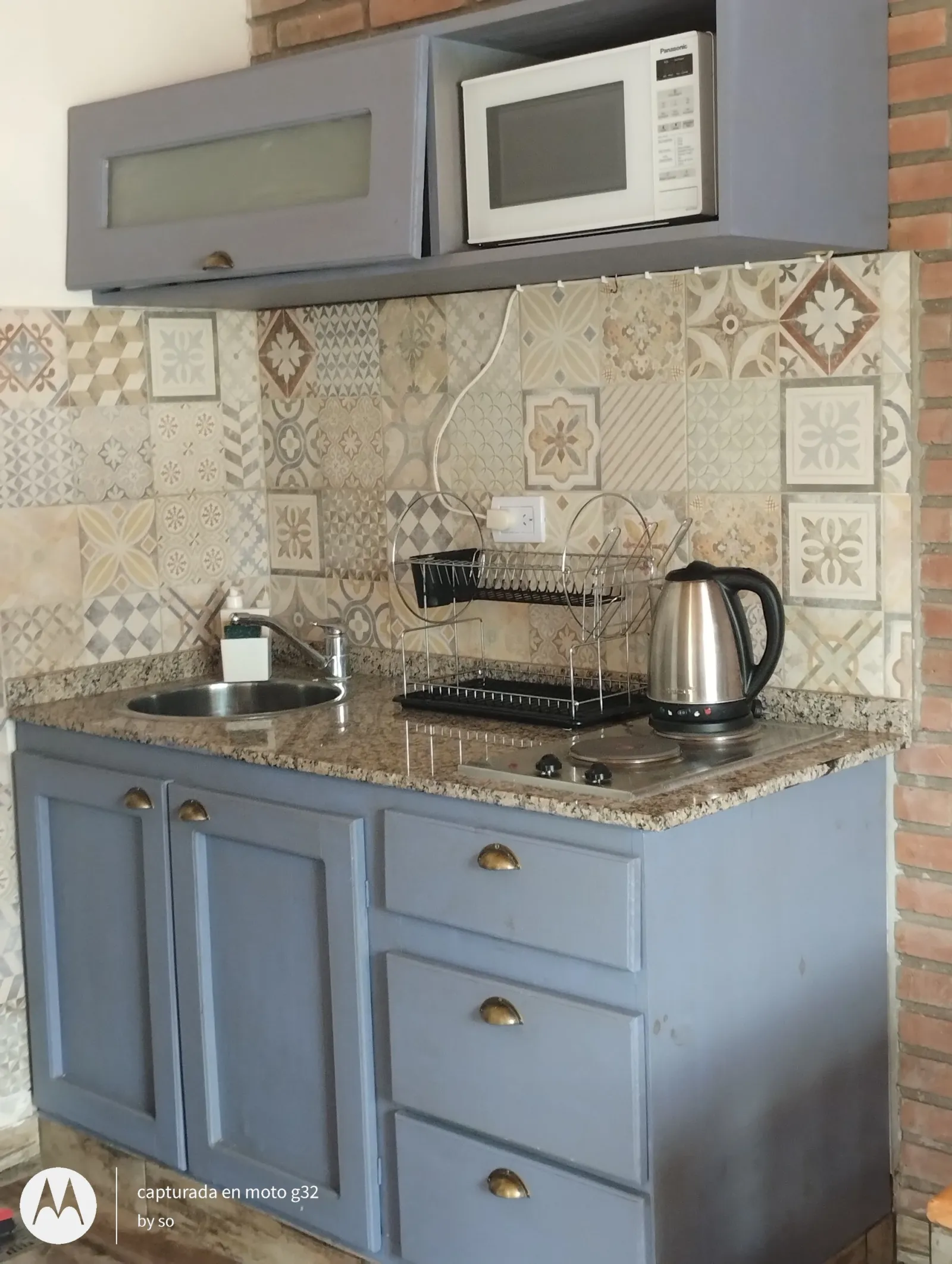 Cocina con anafe eléctrico