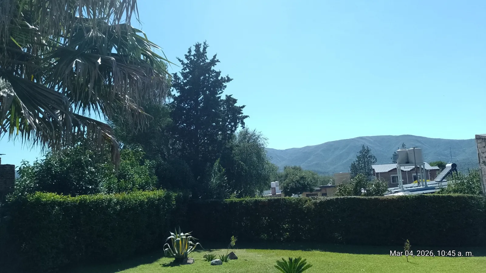 Fondo de la casa